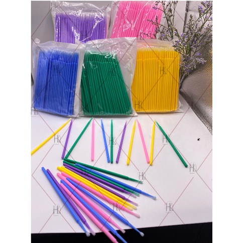 Tăm Bông Nhựa Bôi ,Nối Mi, Đính Đá Răng