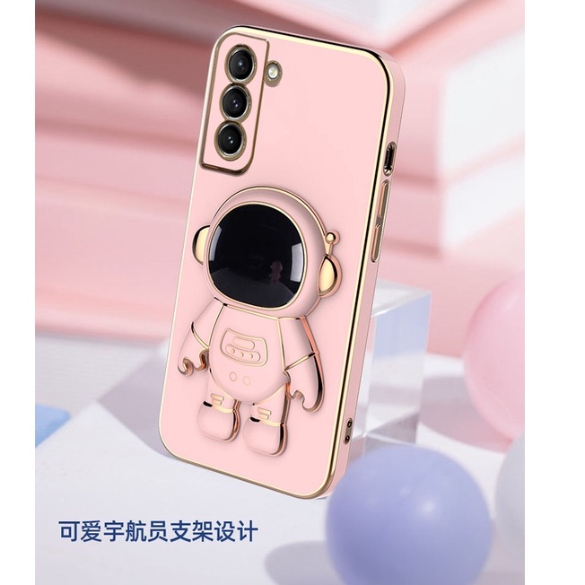 Ốp Điện Thoại Hình Phi Hành Gia 3D Thời Trang Cho Samsung Galaxy S21 FE S22 Plus S21 Ultra 5G S22+ S21+ S20 FE