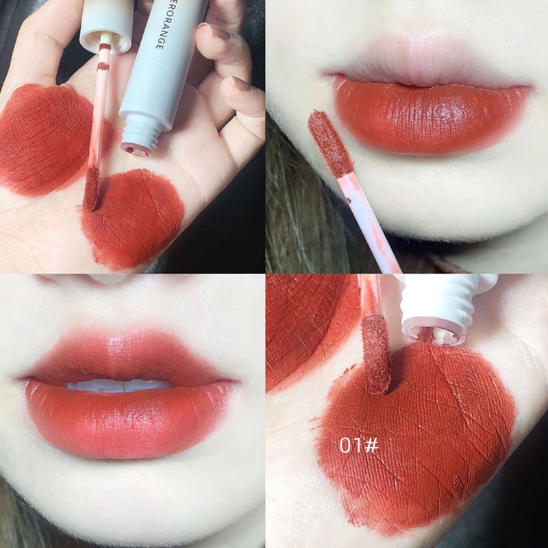 Son Kem Lì HERORANGE Vỏ Trắng Sữa Lâu Trôi