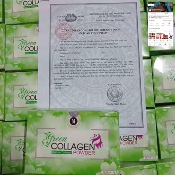 Diệp lục collagen Green