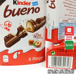 [Hỏa Tốc] Kinder Bueno 129g của Đức