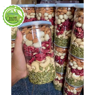 Ngũ hạt mix lẫn nguyên vị, sấy giòn, ăn liền, thượng hạng 500G