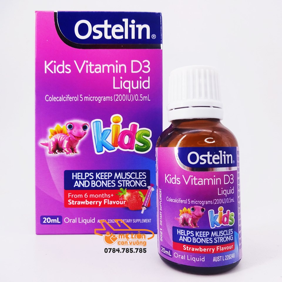 Vitamin D Ostelin cho bé 20ml