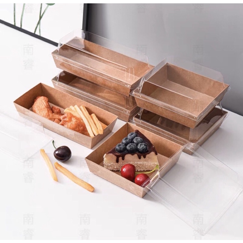 50 Bộ Hộp kraft vuông & chữ nhật