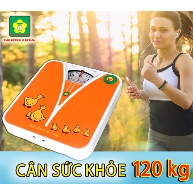 Cân Sức Khoẻ Gia Đình 120Kg Nhơn Hoà_ Hàng Cty (Nguyên Hộp)