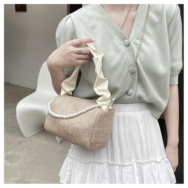 Túi Xách Nữ Mini Đan Cói 2022