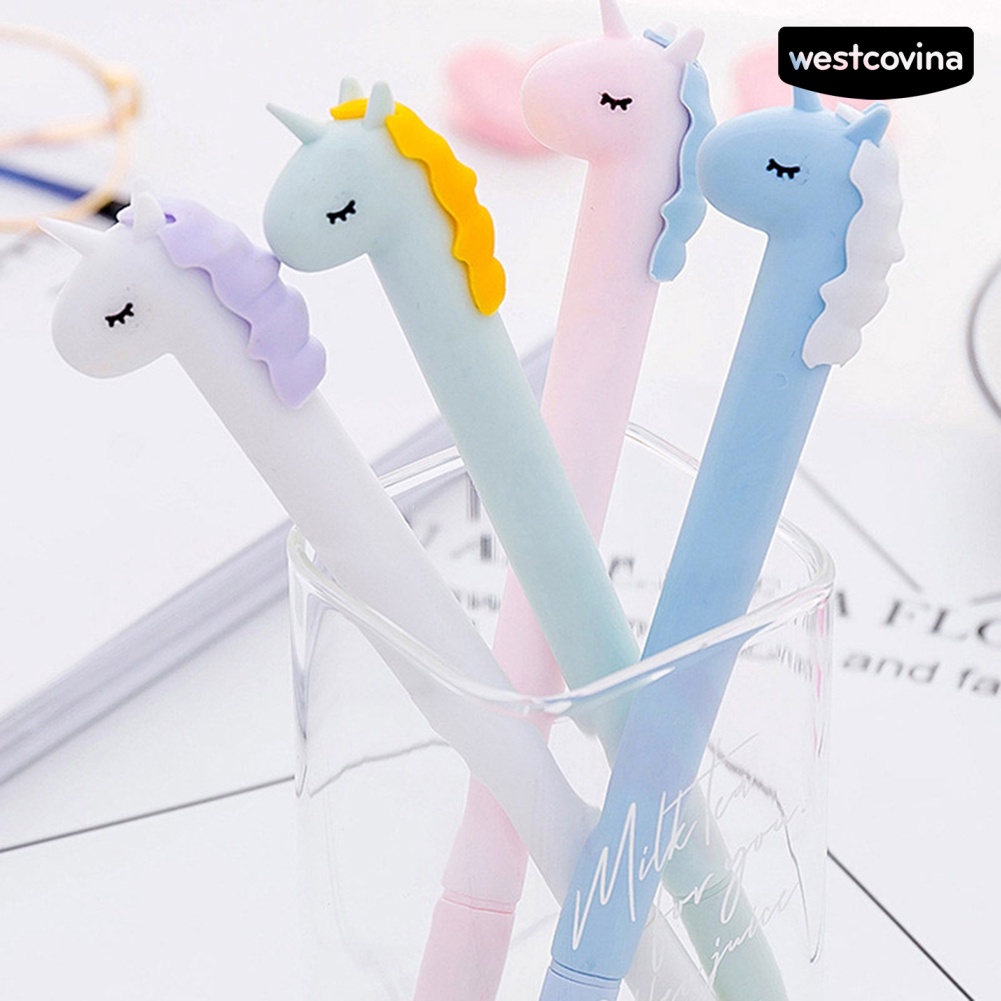 [Hot]✍Bút Mực Gel Ngòi 0.38mm Hình Kỳ Lân Hoạt Hình Dễ Thương