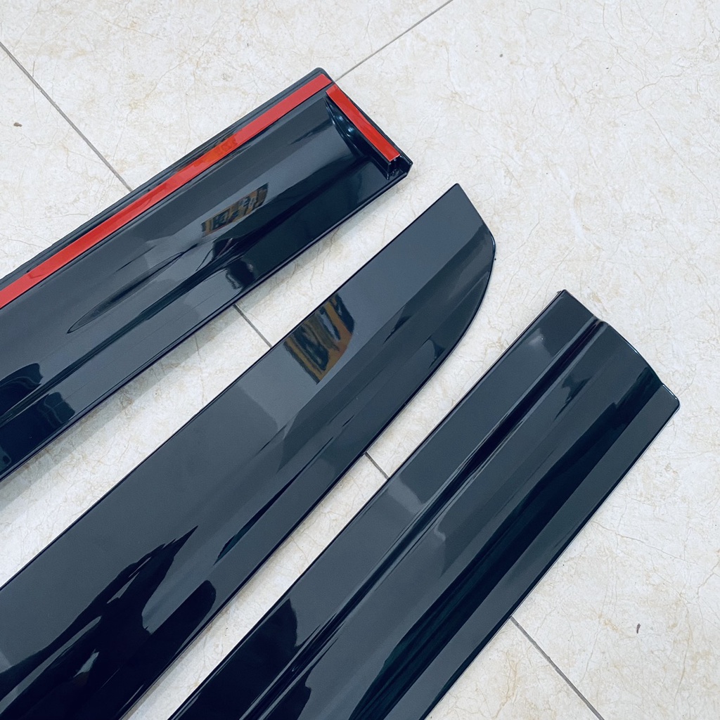 Vè che mưa xe Hyundai Creta 2021 2022 2023 Màu đen Cao Cấp, Bộ 4 vè + tặng kèm keo tăng dính