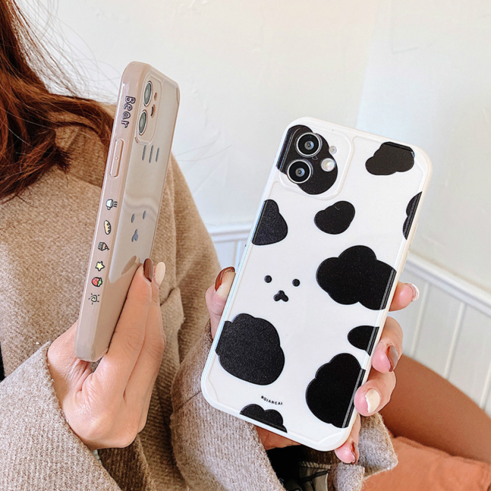 Ốp Điện Thoại Tpu Mềm Chống Sốc In Hình Gấu Dễ Thương Cho Iphone 12 11 Pro Max X Xs Max Xr 8 7 | BigBuy360 - bigbuy360.vn