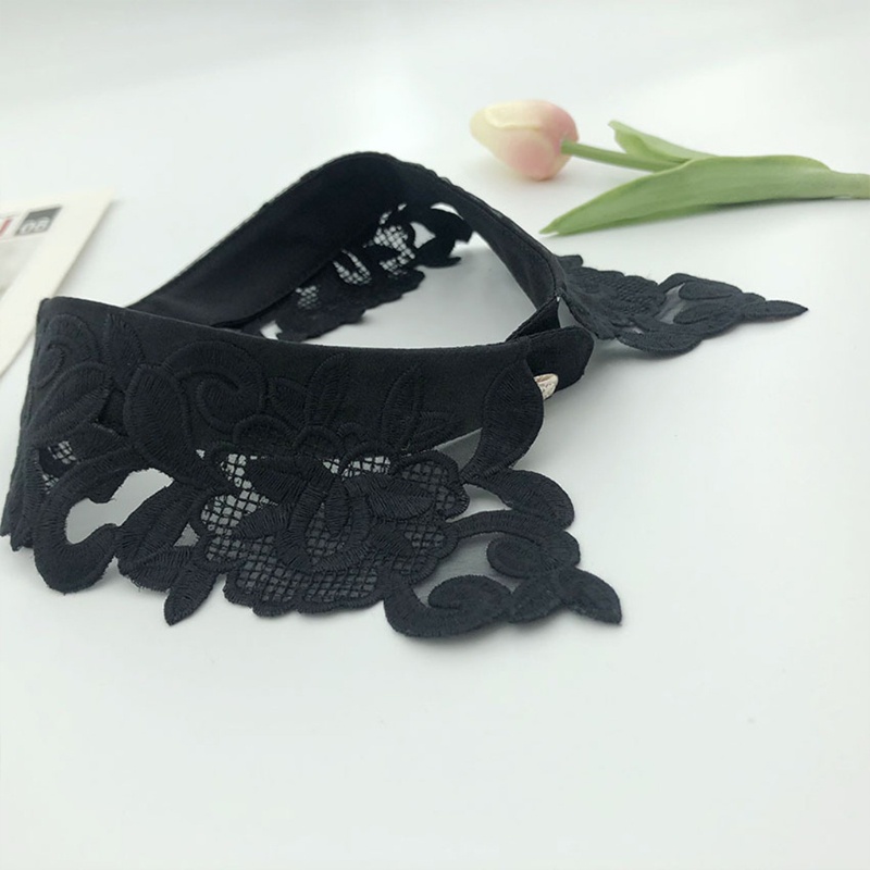 Vòng cổ choker vải organza phối ren thêu hoa rỗng kiểu vintage thanh lịch cho nữ
 | BigBuy360 - bigbuy360.vn