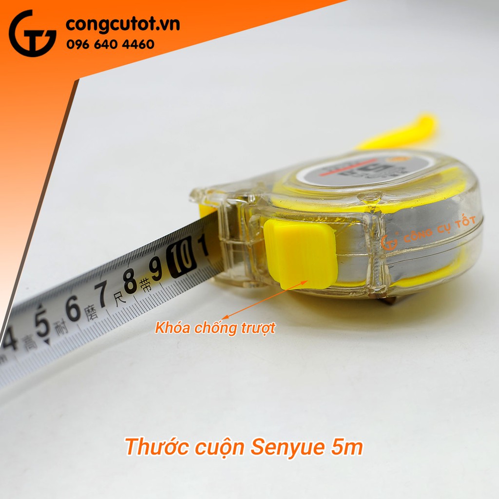 Thước cuộn 5m thép lỗ