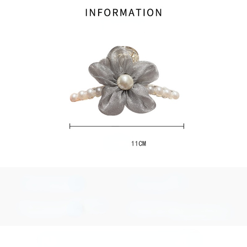 Kẹp Tóc Hình Hoa Đính Ngọc Trai Nhân Tạo Thời Trang Hàn Quốc Cho Nữ
