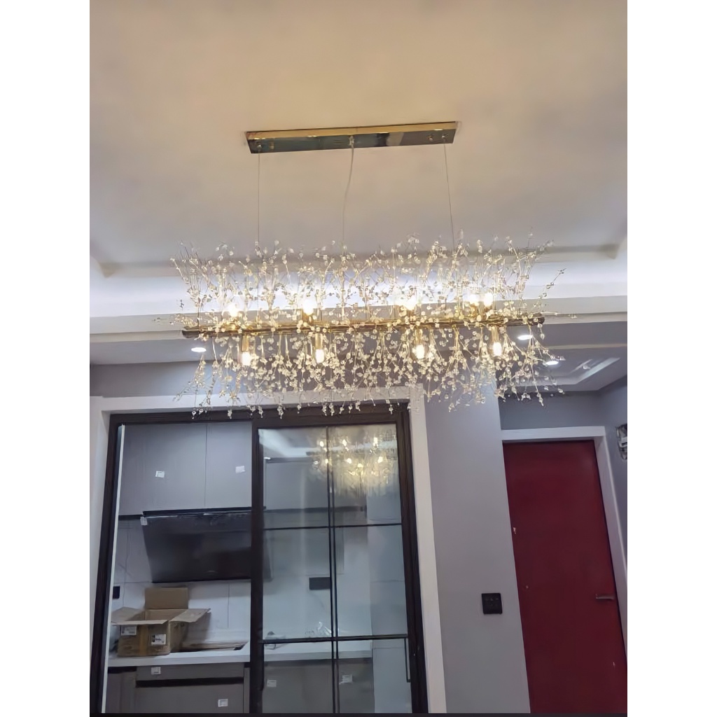 Đèn thả Bồ Công Anh trang trí bàn ăn hiện đại sang trọng, chất liệu pha lê k9 cao cấp,tặng kèm bóng led