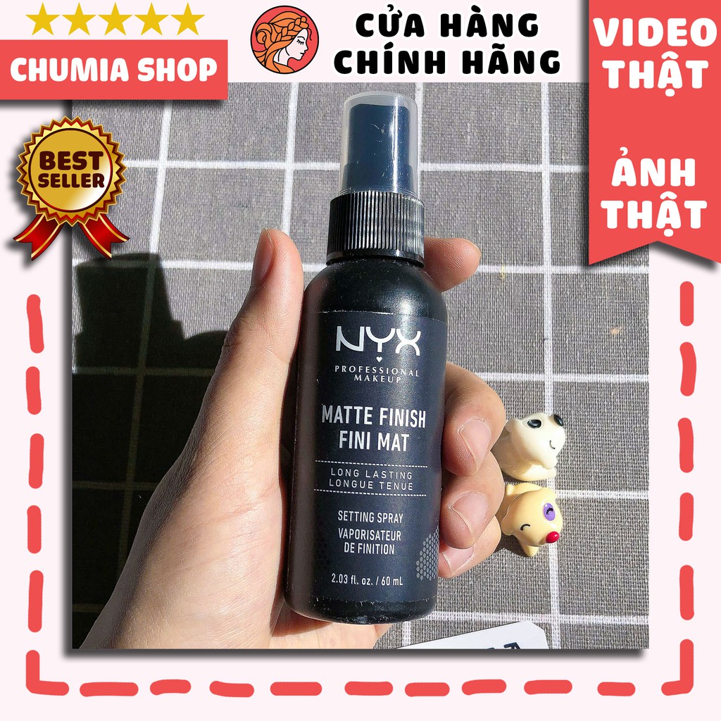 Xịt khoá makeup, xịt khóa trang điểm NYX matte finish 60ml - chumia | BigBuy360 - bigbuy360.vn