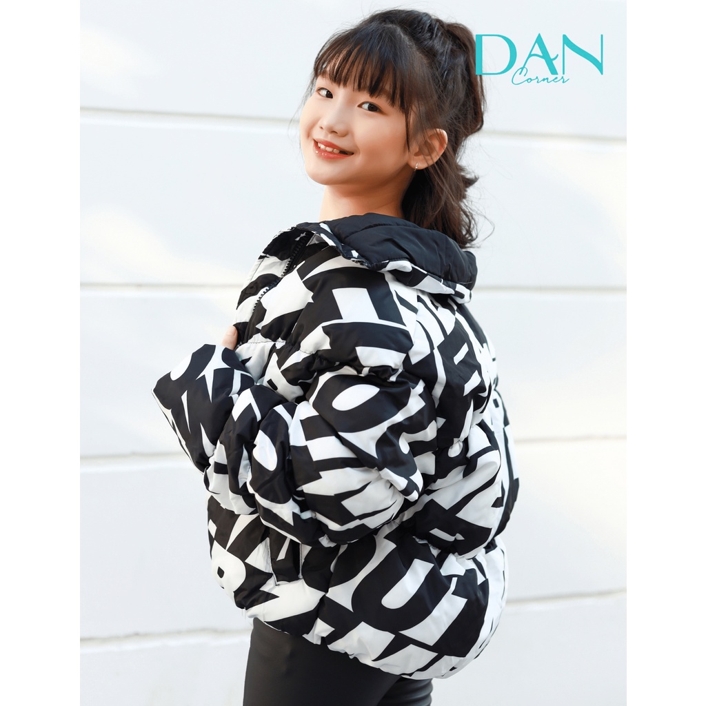 Áo khoác chần bông Bershka xuất dư, áo phao hoa văn trẻ em năng động, ấm áp, đủ size Hàng Chính Hãng - DSAK201