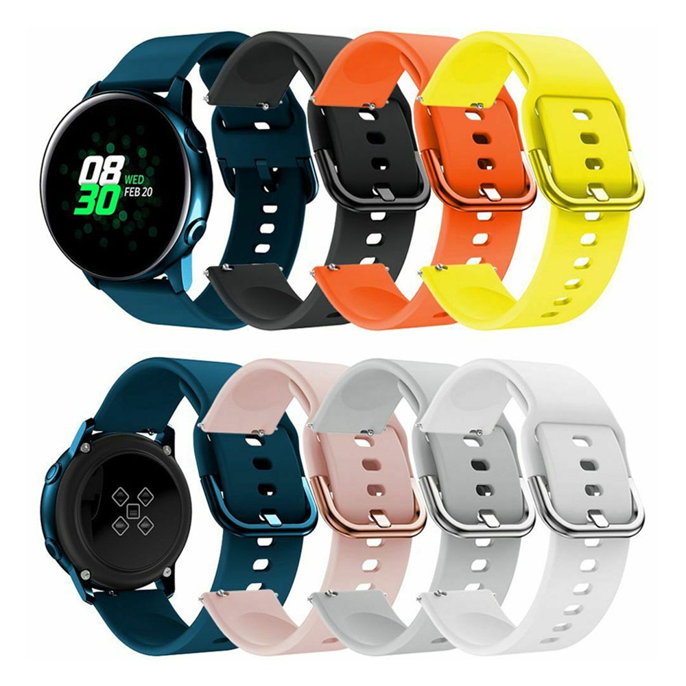 AMAZFIT Dây Đeo Silicone Mềm 20mm Cho Đồng Hồ Thông Minh Samsung Galaxy Active 2 (42Mm)