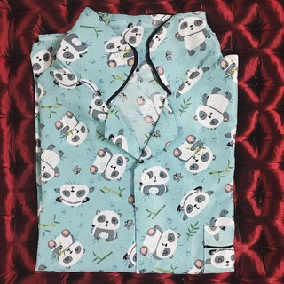 Bộ ngủ kate Thái pijama ( quần đùi, áo cộc )