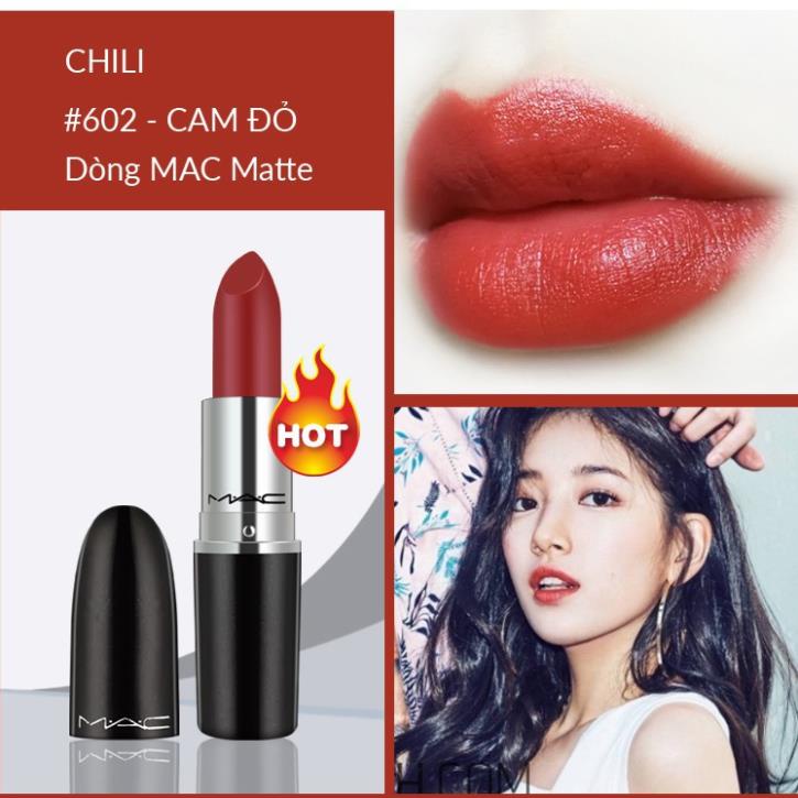 Son MAC Powder Kiss Lipstick, son thỏi lì mac lên môi chuẩn sắc cho đôi môi mềm mượt như lụa.NB