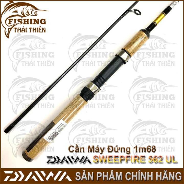 Cần Câu Cá Daiwa Sweepfire 562Ul Cần Lure UL Máy Đứng 1m68 Hàng Chính Hãng Made In Việt Nam