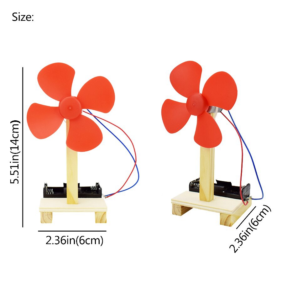 Bộ Đồ Chơi Quạt Chạy Bằng Pin Tự Lắp Ráp