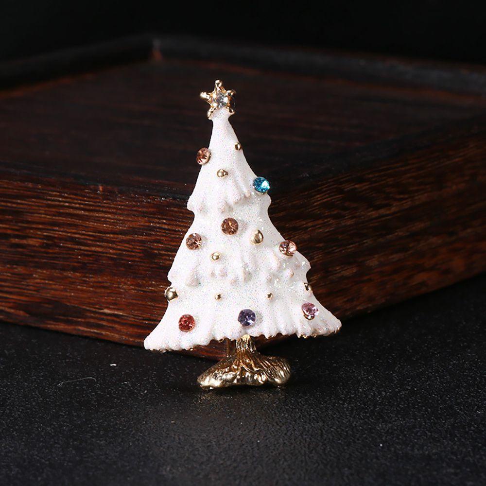 Trâm Cài Áo Hình Cây Thông Giáng Sinh Thời Trang Sáng Tạo|Ghim Cài Khăn Choàng Cổ Cho Nữ