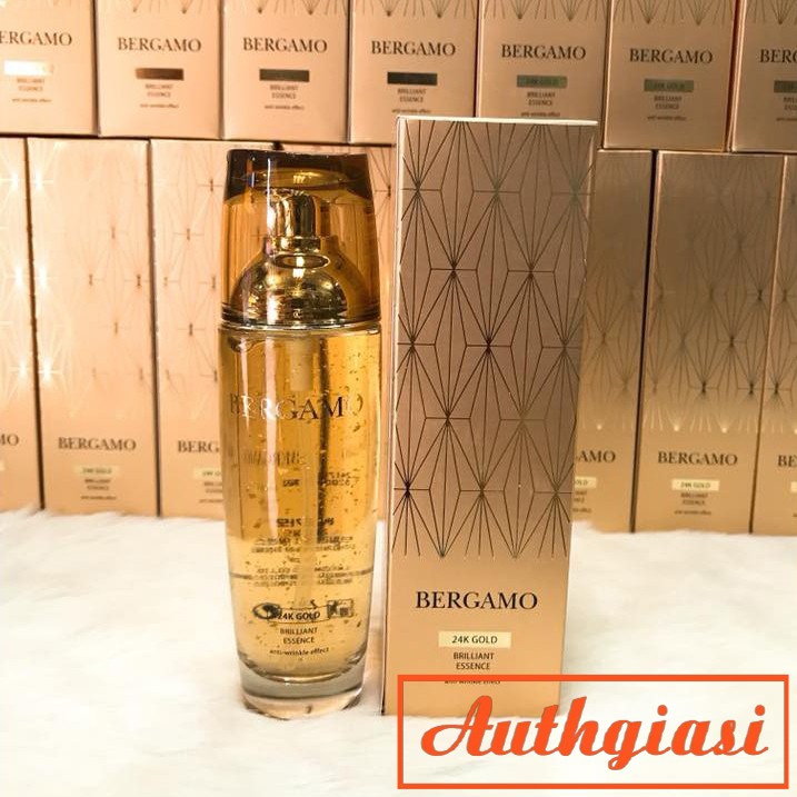 Serum dưỡng trắng Bergamo White Vita / 24K Gold Luminant Essence căng mịn da 110ml | BigBuy360 - bigbuy360.vn