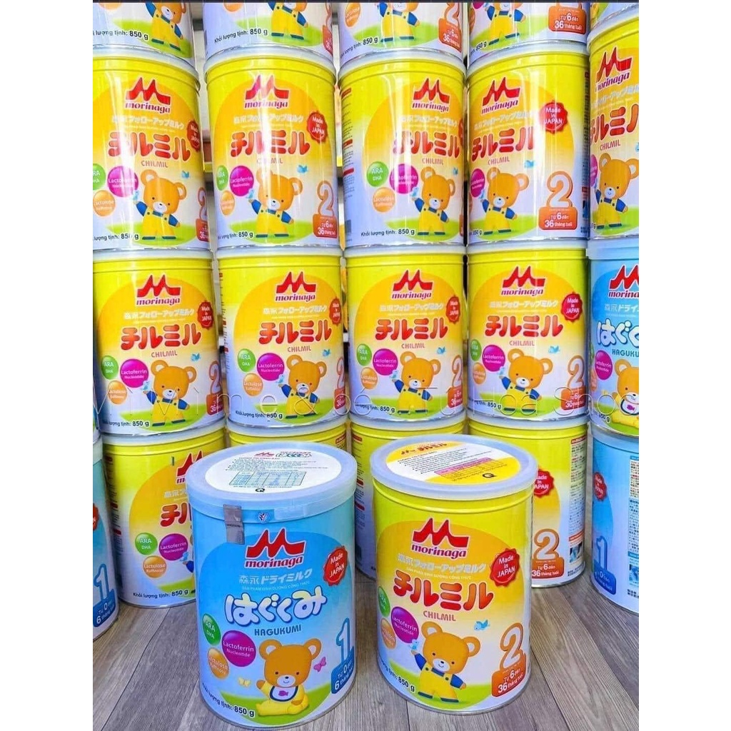 Sữa Morinaga nhật nhập khẩu số 1/ số  2 hộp 850g