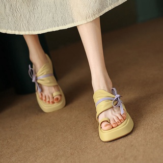Dép sandal đế xuồng thời trang mùa hè cho nữ