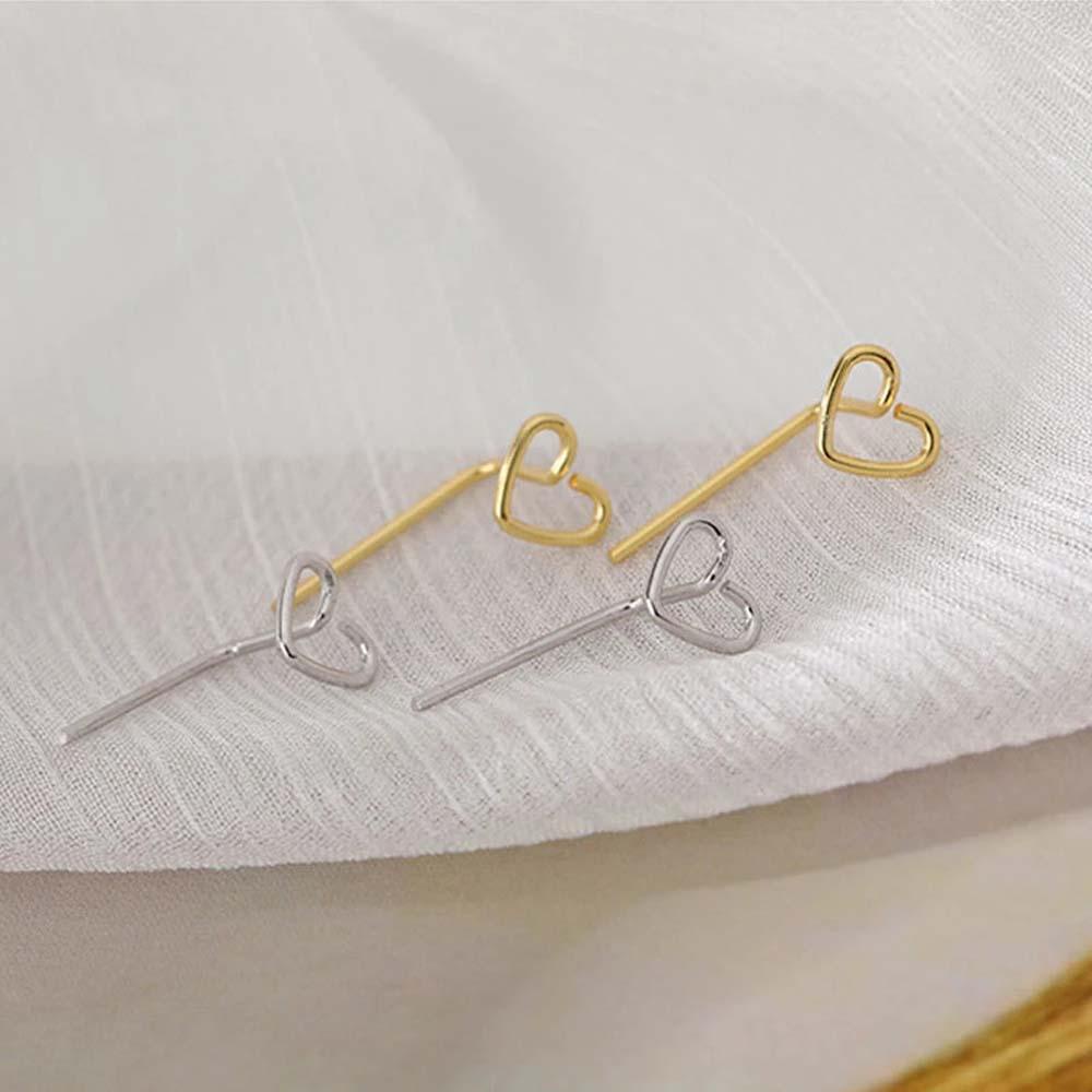 Vanes1 Khuyên Tai Móc Đơn Giản Cá Tính Cho Nữ|Bông Tai Trái Tim Nhỏ Xinh Thời Trang Hàn Quốc