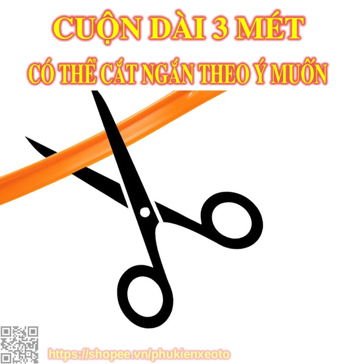 Chỉ viền nội thất ô tô 5 mét LED trang trí