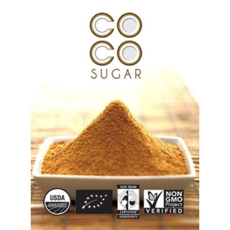 Đường Dừa Hữu Cơ - Đường mật hoa dừa hữu cơ Organic Coco Sugar  454 gr