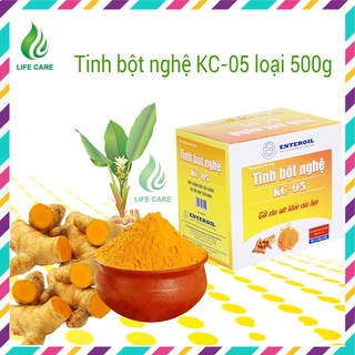 Tinh bột nghệ tách bỏ tinh dầu kc 05 gói 50g sản phẩm nghiên cứu cấp quốc gia của viện hàn lâm kh & cn việt nam lifecare