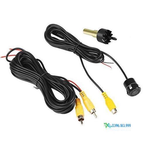 Camera lui 8 đèn led o to-5 PIN Đầu ghi hình xe chống nước màu CCD Sao lưu Camera chiếu hậu lùi 6M