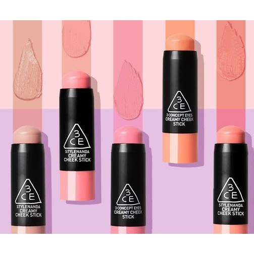 Phấn má hồng dạng kem 3CE - Creamy Cheek Stick