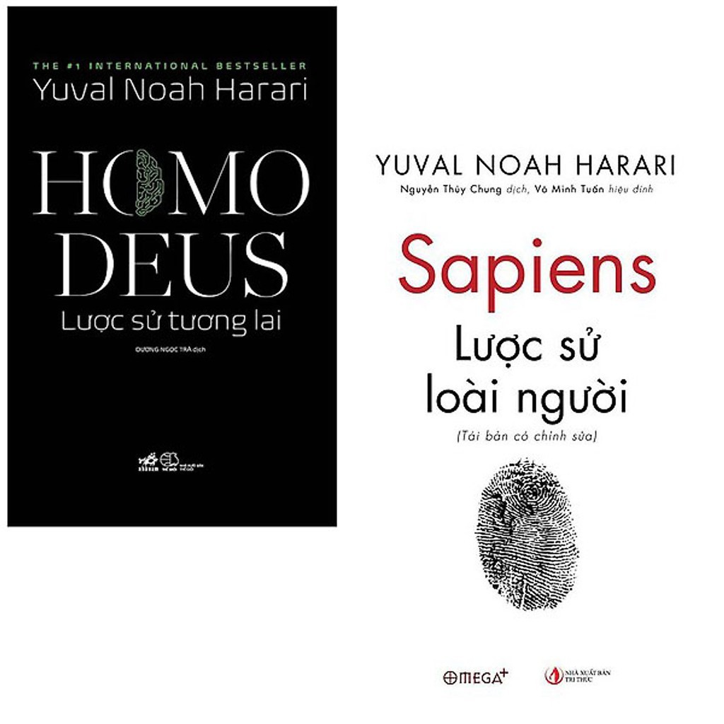 Sách - Combo Sapiens: Lược Sử Loài Người + Homo Deus: Lược Sử Tương Lai