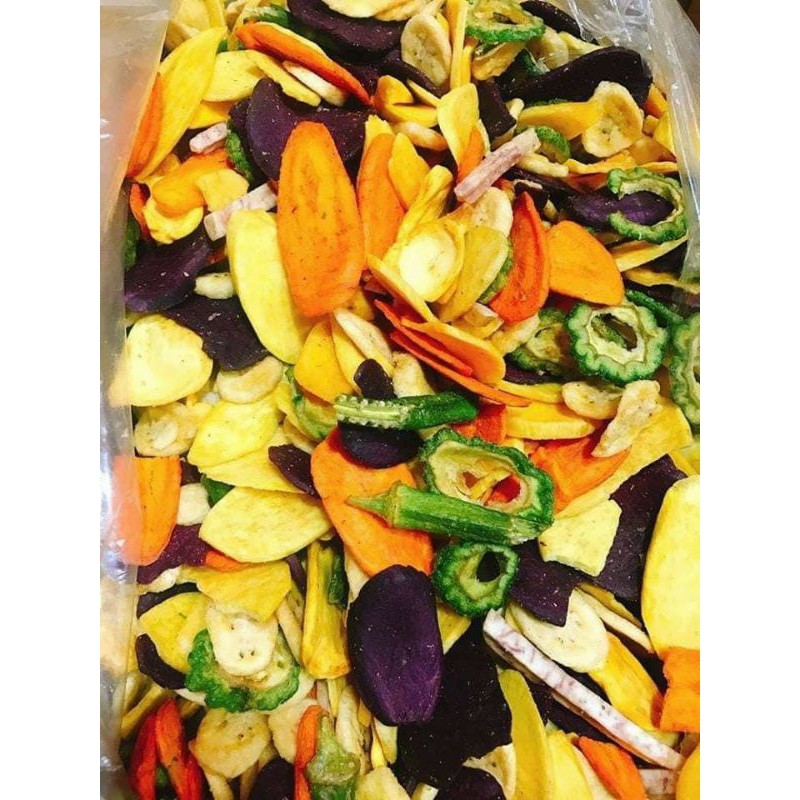 Thập cẩm trái cây - rau củ sấy ♥️ FREE SHIP ♥️ Hàng loại 1 xuất khẩu túi 500g- ĐẶC SẢN ĐÀ LẠT