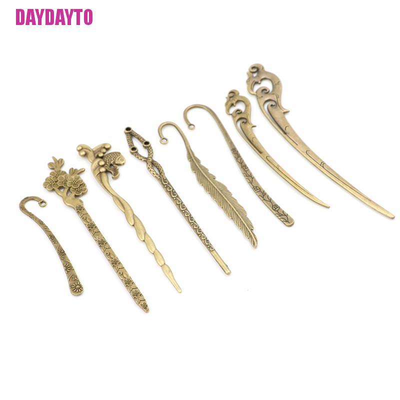 Trâm Cài Tóc Bằng Hợp Kim Đồng Chạm Khắc Phong Cách Cổ Điển Cho Nữ