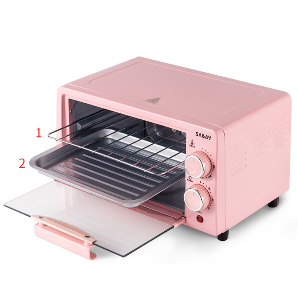 Máy Nướng Bánh Mì Nhiều Tầng Lò Nướng Đa Năng/ Lò Vi Sóng Mini SALAY 12l, rã đông, nướng bánh Công Suất 800W