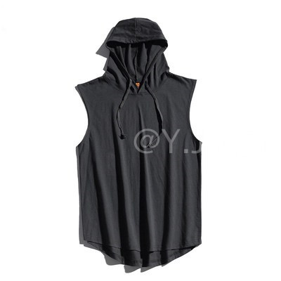 Áo Hoodie Thể Thao Không Tay Phong Cách Hàn Quốc Cho Nam Nữ