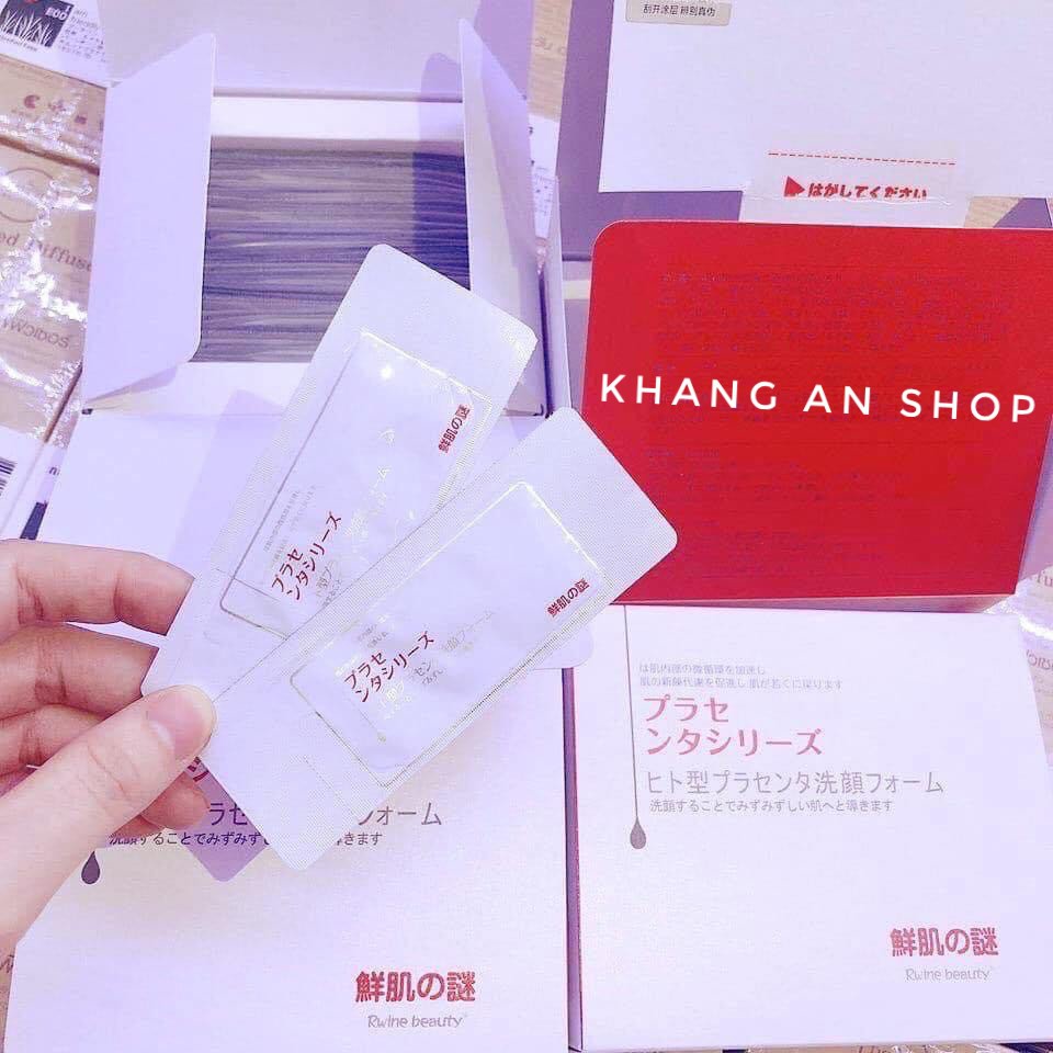 Lẻ gói mặt nạ ủ trắng Nhau Thai Nhật Bản