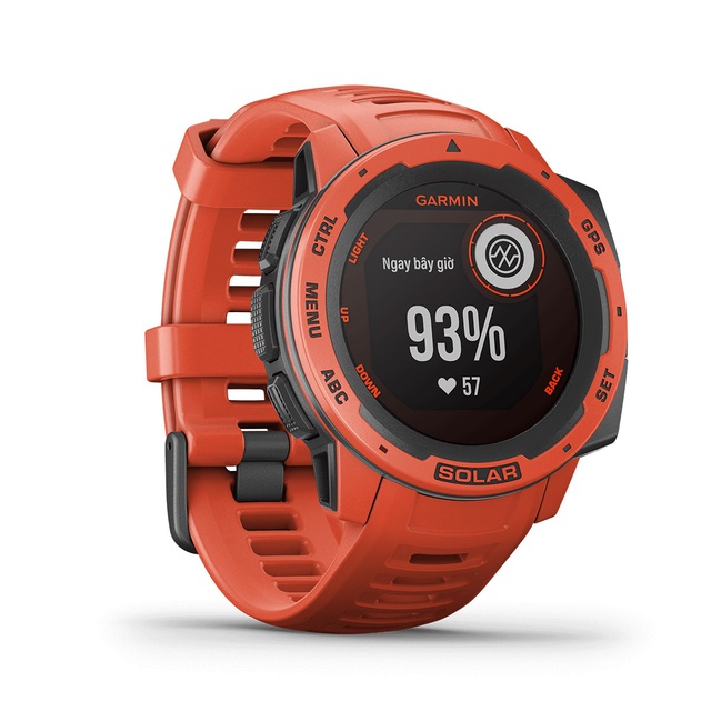 Đồng Hồ Thể Thao Garmin Instinct Solar - Hàng Chính Hãng