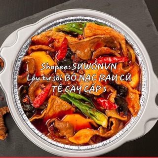 [CÓ SẴN] LẨU TỰ SÔI BÒ TÊ CAY RAU CỦ [ SIZE TO] ❤️
