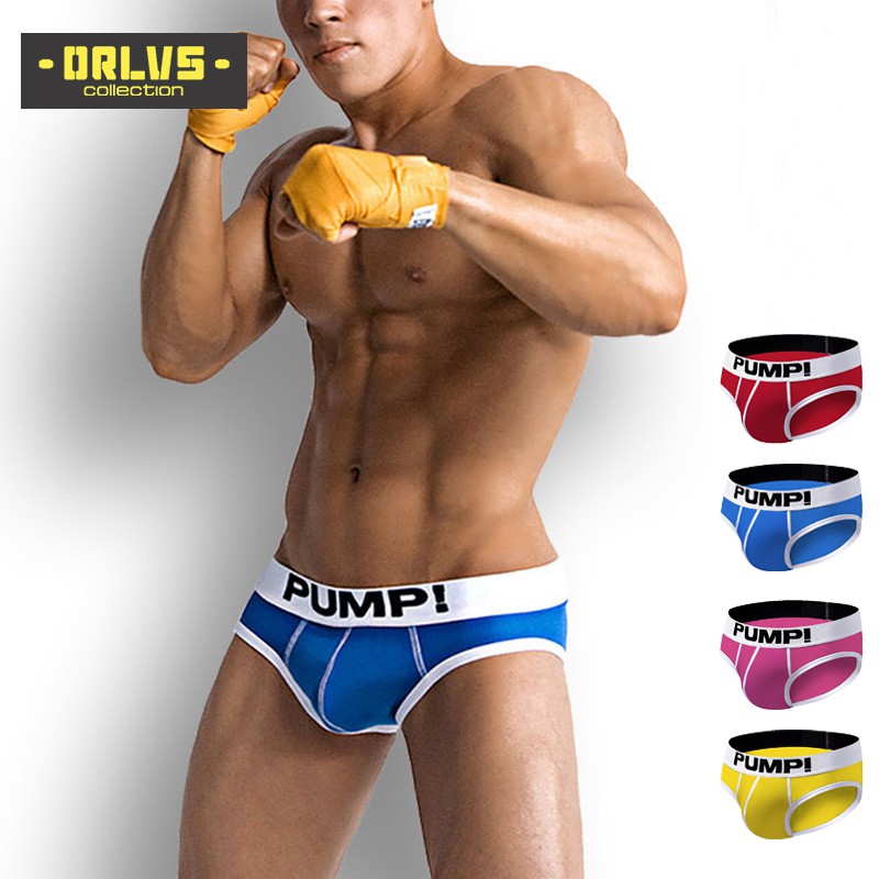 Quần lót cotton lưng thấp mềm mại cho nam Pu013