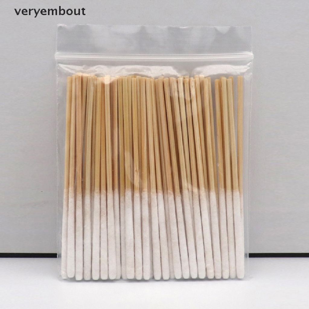 Set 30 / 60 Tăm Bông Cotton Cán Dài Không Xơ Vải Sử Dụng Một Lần Tiện Lợi