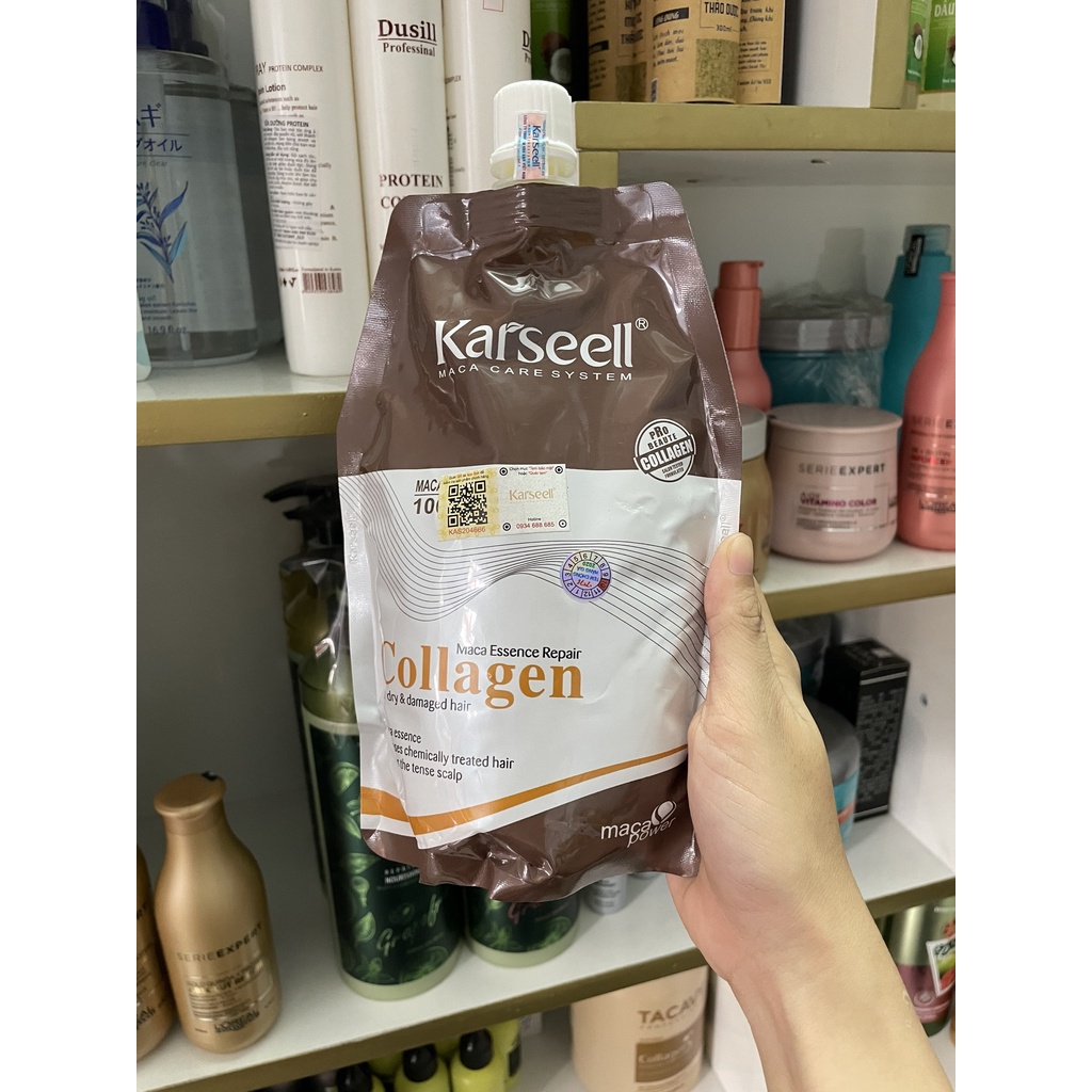 KARSEELL- Dầu Hấp Ủ Tóc Dưỡng Ẩm Phục Hồi Siêu Mềm Mượt Hương Nước Hoa Collagen Karseell