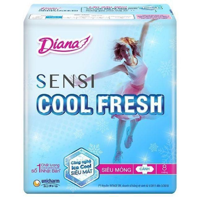 Combo 6 gói băng vệ sinh diana sensi Cool Fresh