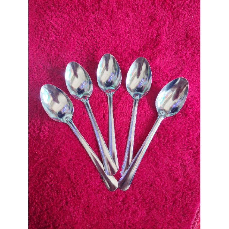 Combo 6 Muỗng Cơm Tấm, Muỗng Phở Inox Dài