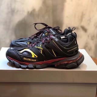 Giày balen track 3.0, giày sneaker nam nữ balen màu đen cao cấp full box phụ kiện