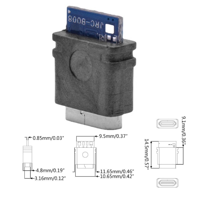 Bộ 10 Bảng Mạch Kết Nối Type C Chống Thấm Nước