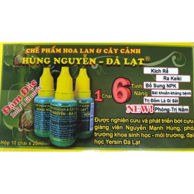 [Giá sỉ]Combo 10 lọ chế phẩm Hùng Nguyễn